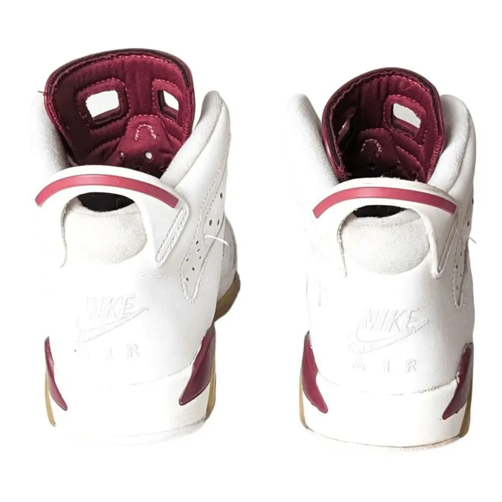 NIKE Air Jordan 6 Retro 'Maroon' Sneakers Size 7.5